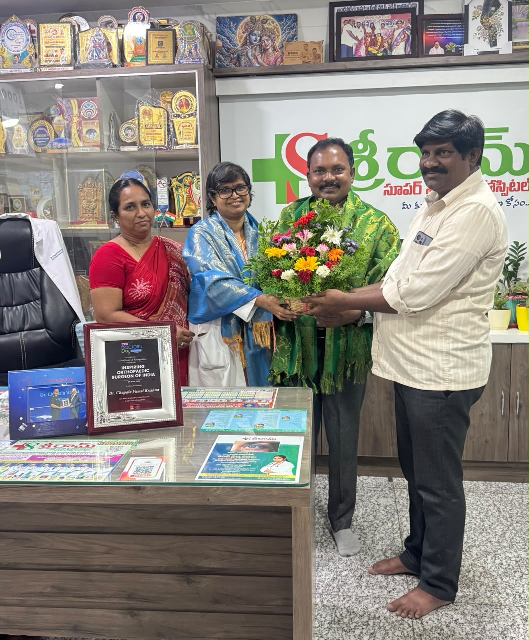 Times Now Doctor's Day Conclave 2026 and Sriram Hospital felicitation for Dr. Chapala Vamsi Krishna photo 45